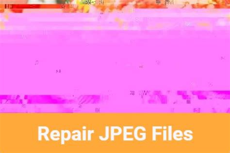 repair jpeg file